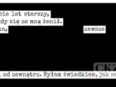 Blackout Poetry - praca ucznia