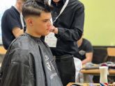 Uczestnik konkursu Barber Battle Junior 