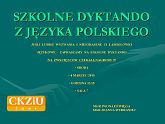 Szkolne Dyktando z Języka Polskiego - powiększ zdjęcie